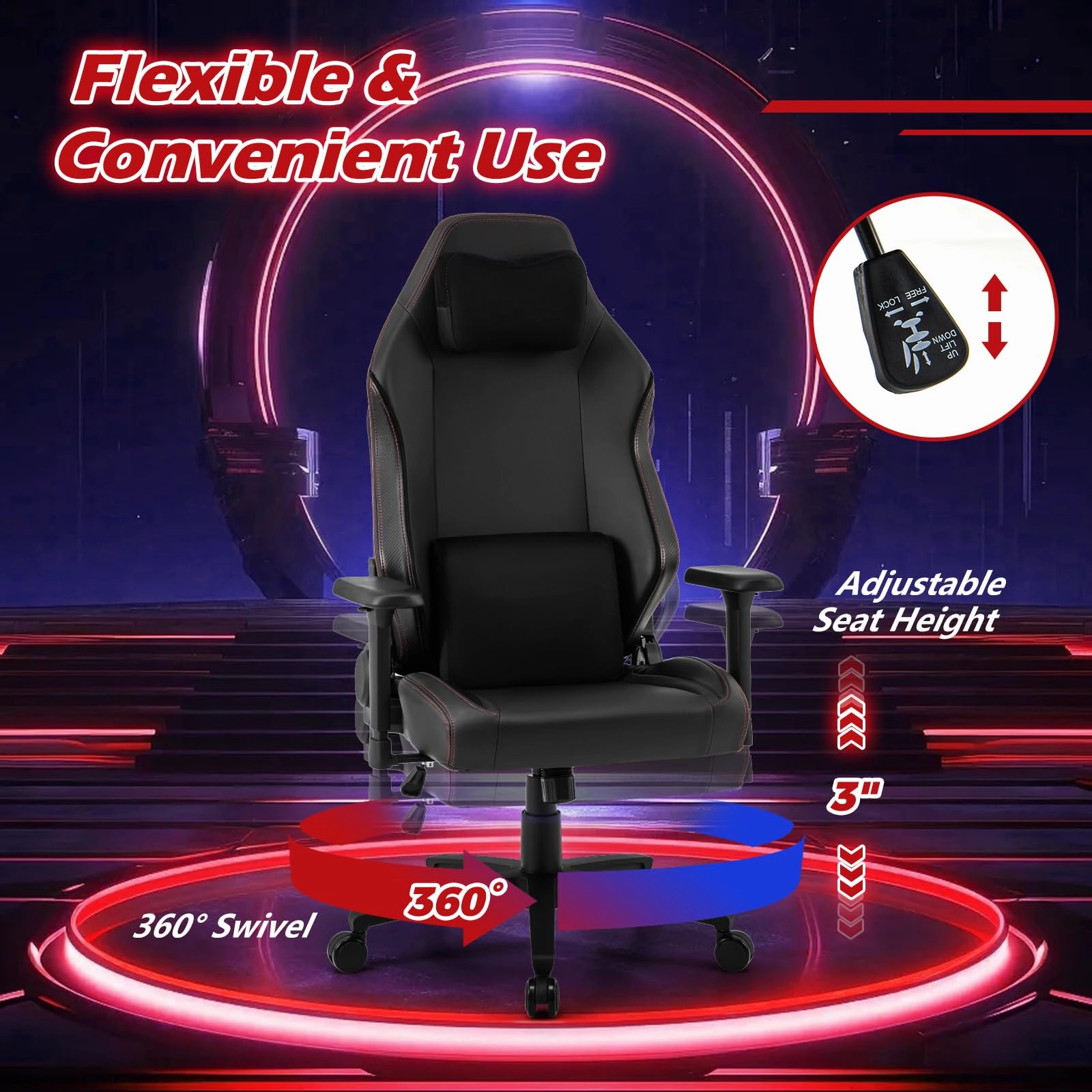 Giantex Ribbed Office Chair