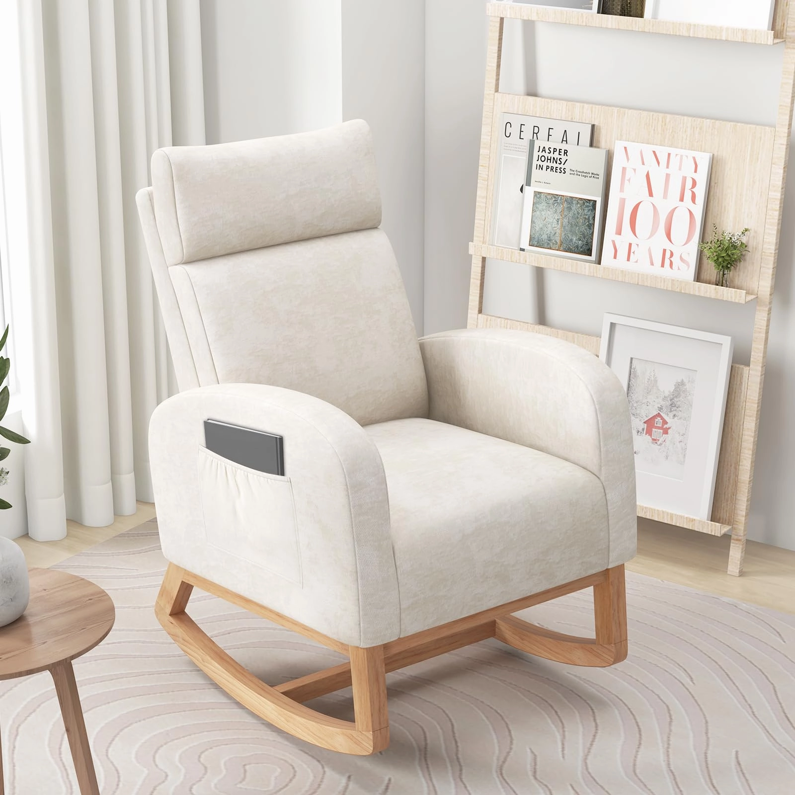 Giantex Rocking Chair Nursery for Living Room