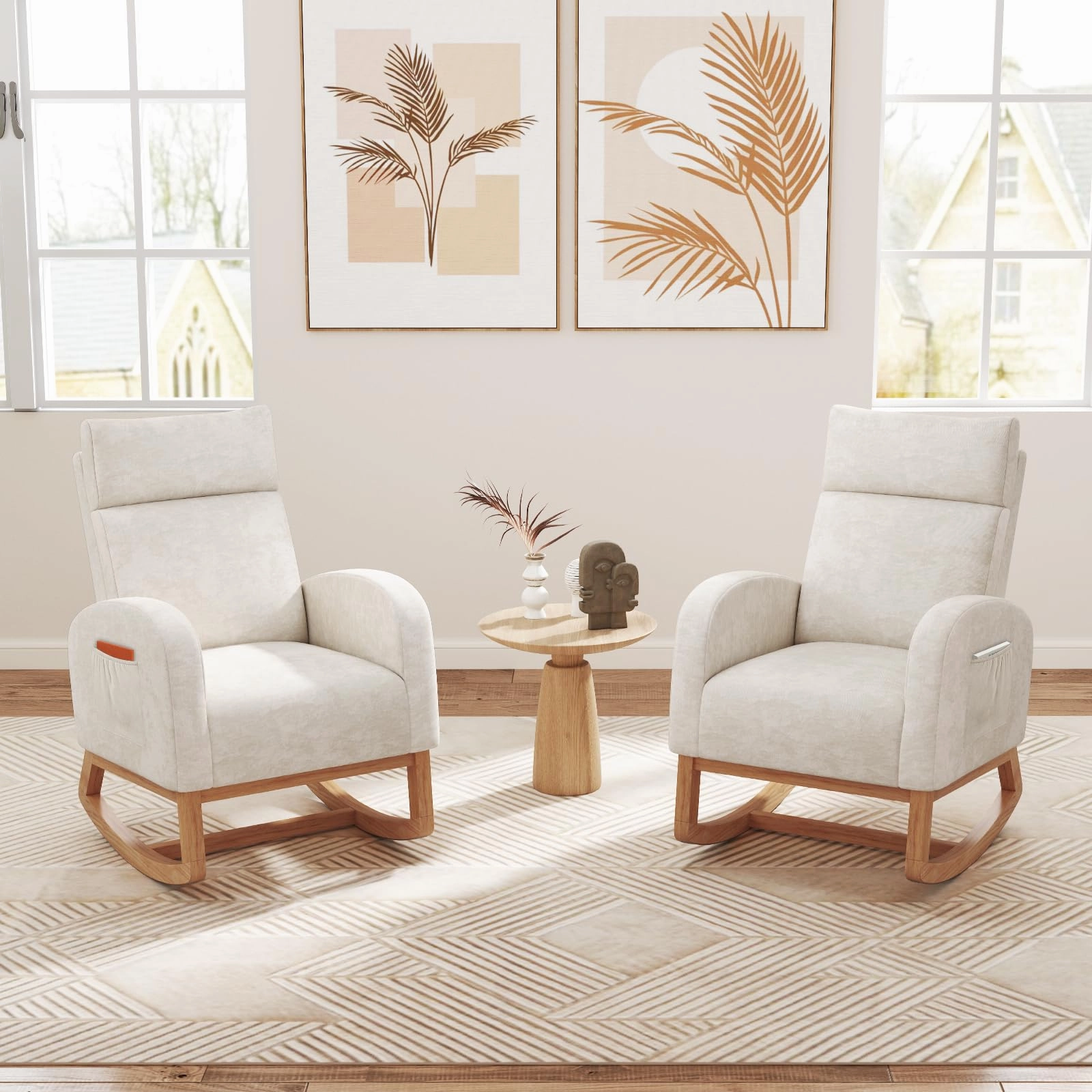Giantex Rocking Chair Nursery for Living Room