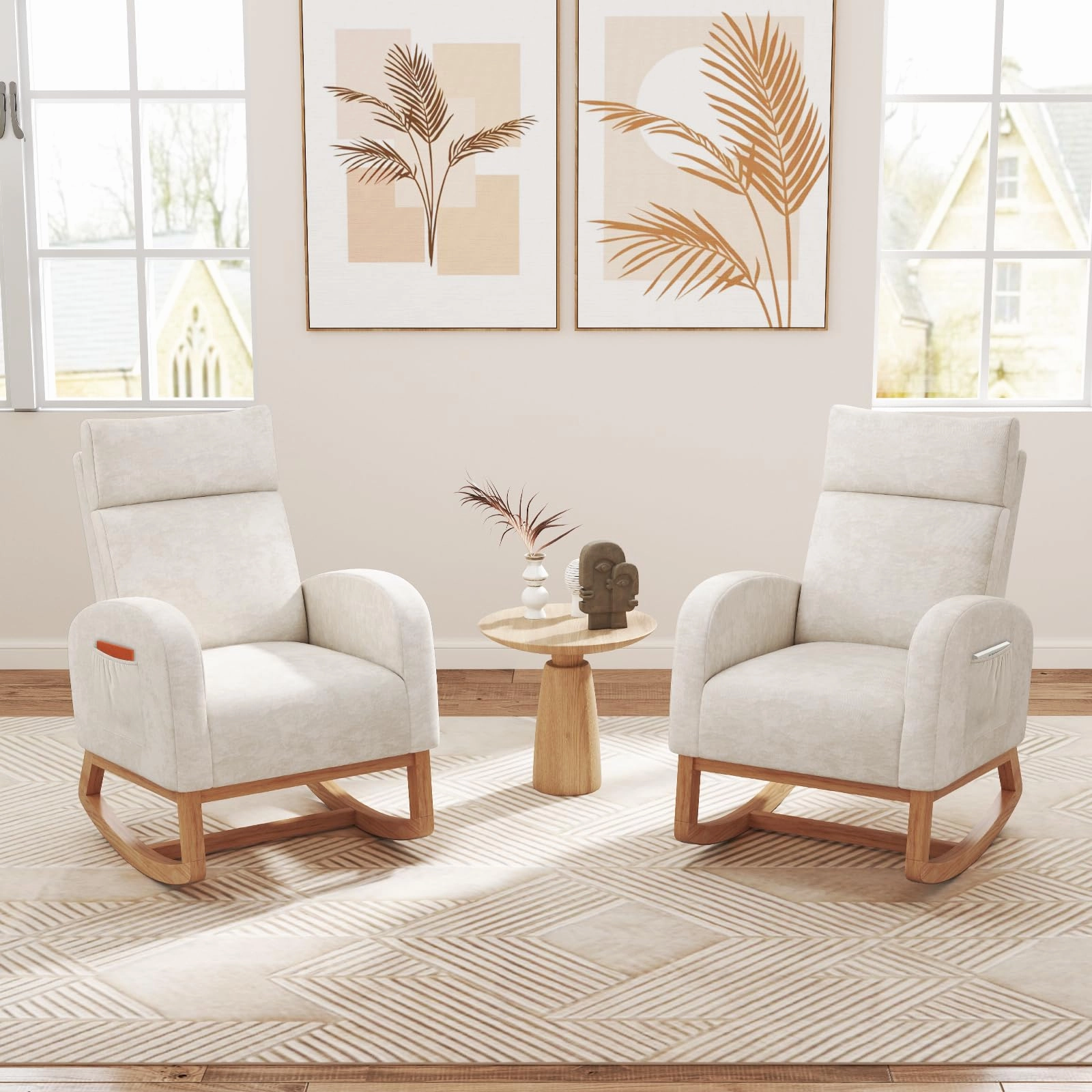 Giantex Rocking Chair Nursery for Living Room