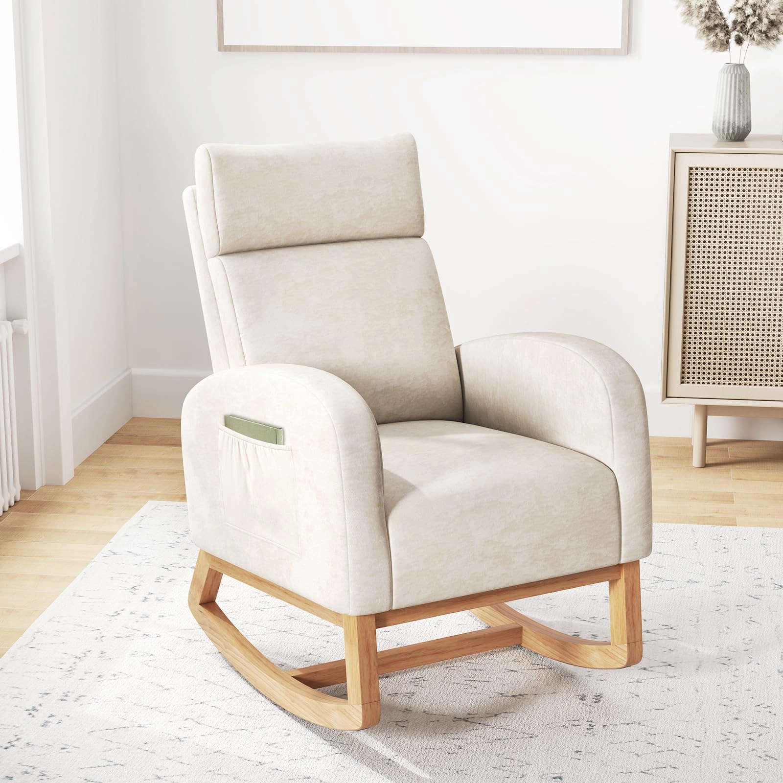 Giantex Rocking Chair Nursery for Living Room
