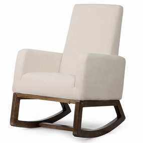 Giantex Rocking Chair Upholstered Living Room Chair recliner chair, sleeper chair