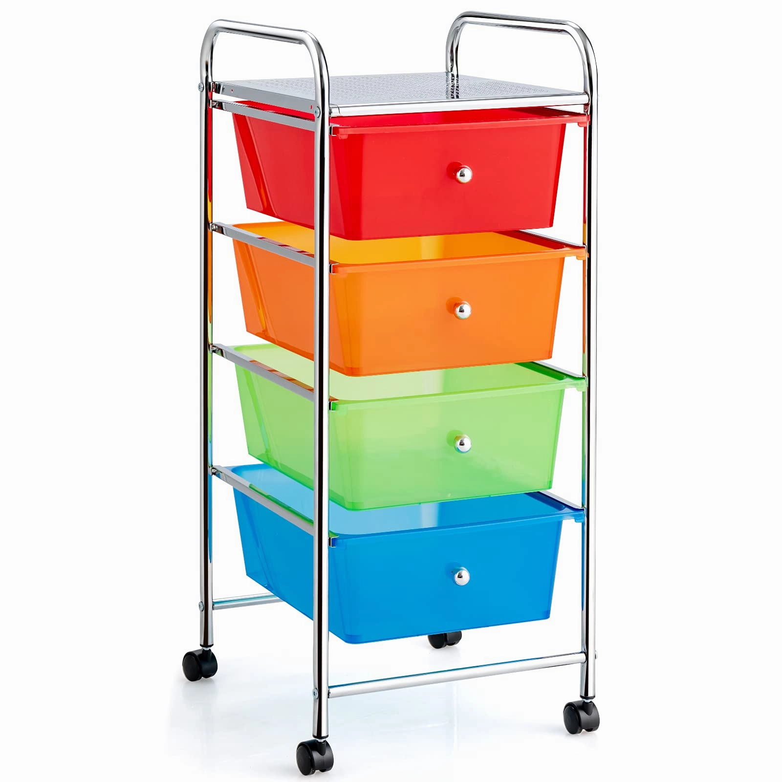 Giantex Rolling Cart with Drawers, Craft Organizer with Wheels