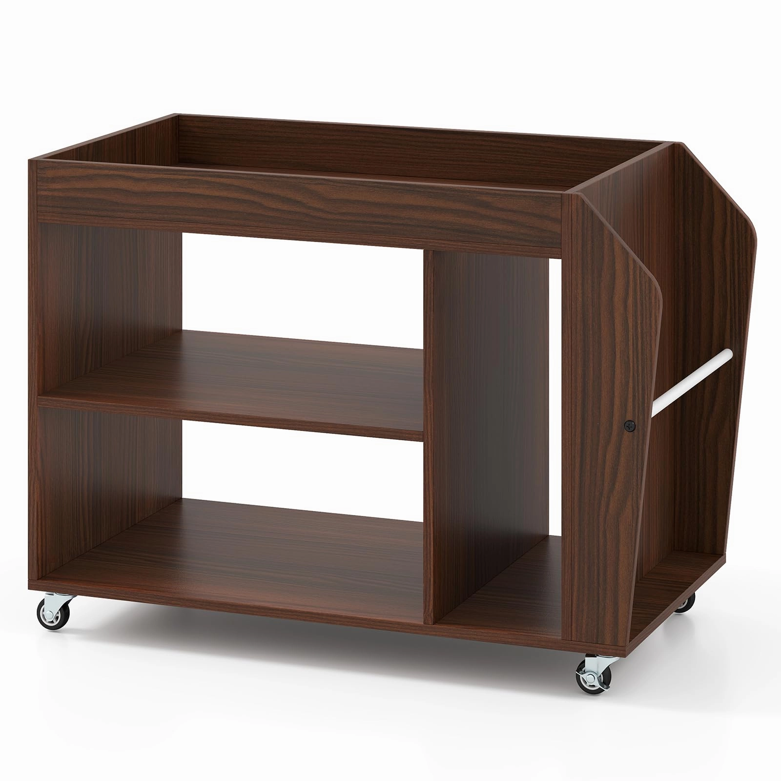 Giantex Rolling End Table with Storage