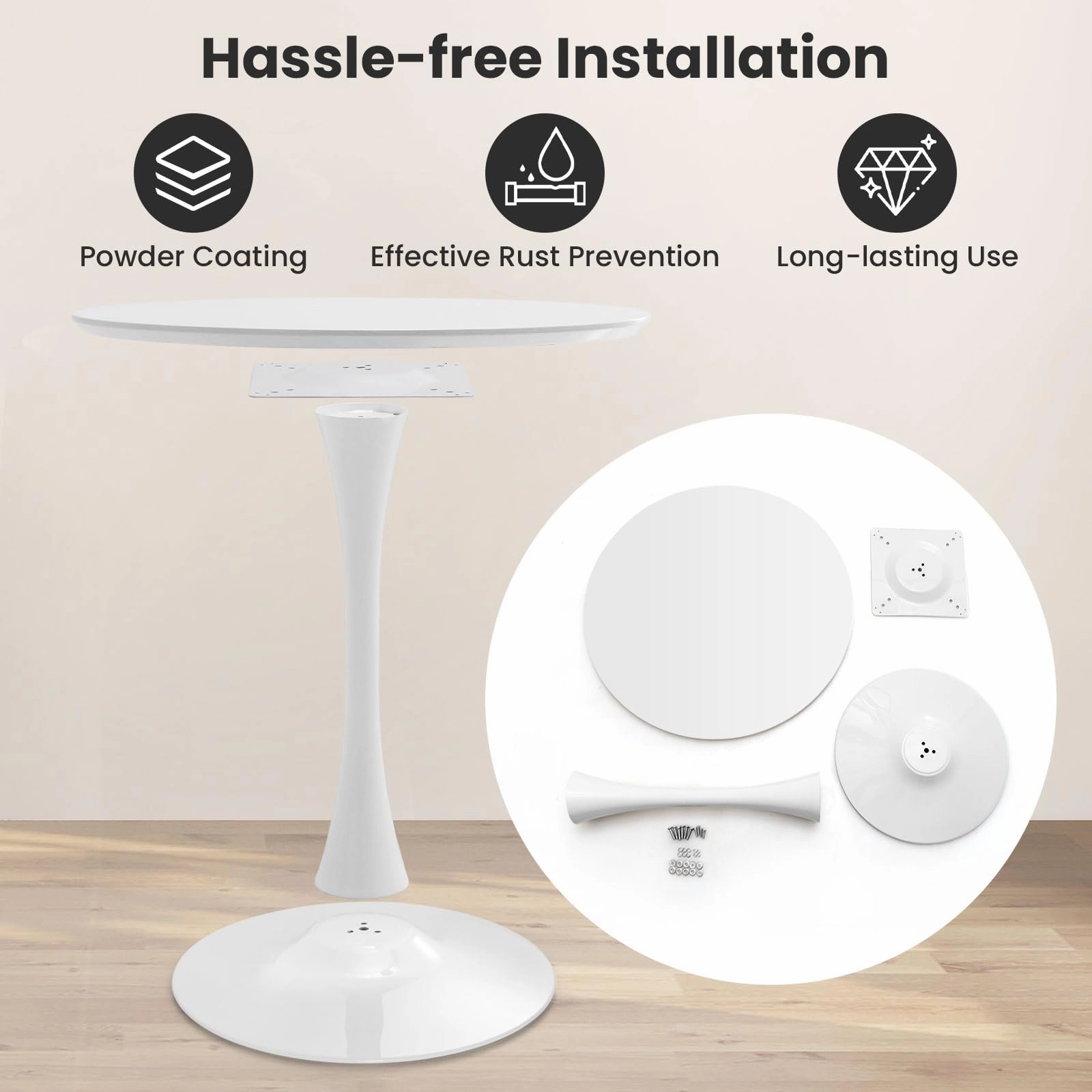 Giantex Round Dining Table