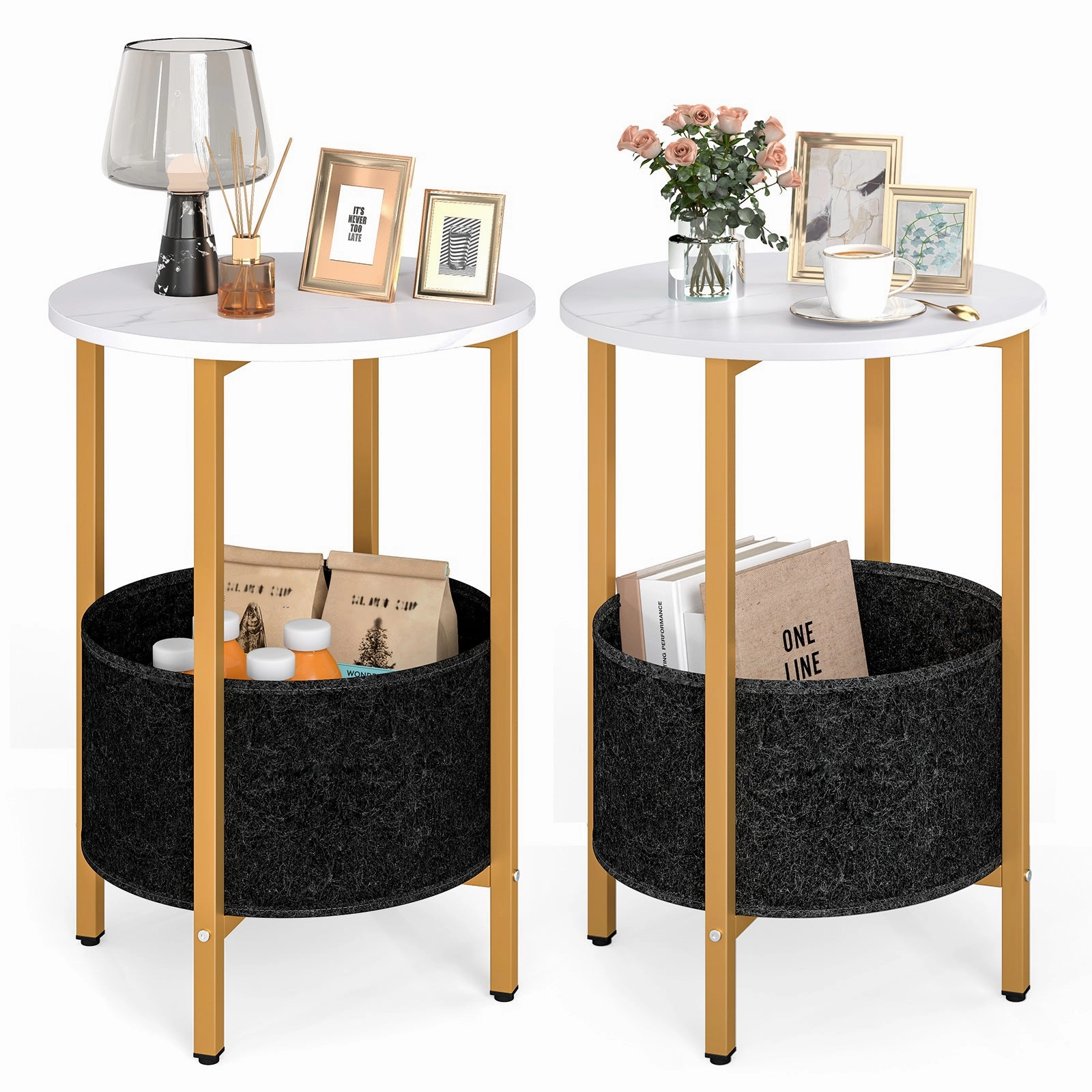 Giantex Round End Table