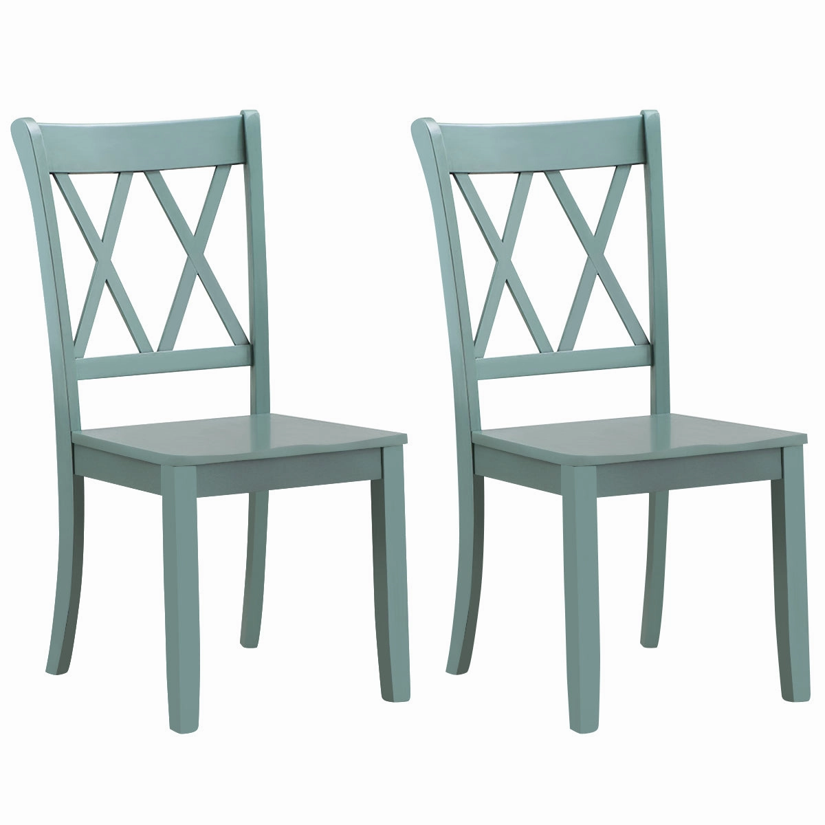 Giantex Rubber Wood Dining Room Side Chair kitchen towel, placemats