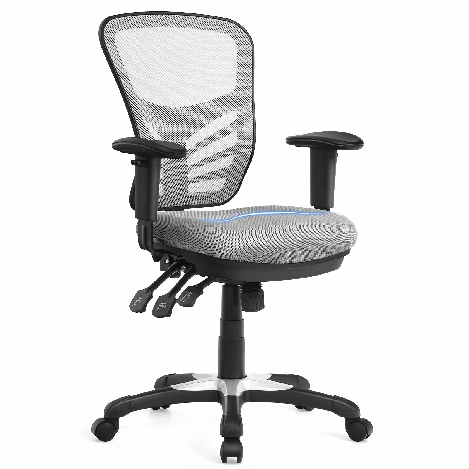 Giantex Seat Tilt Adjustment Office Chair for Working Studying Gaming