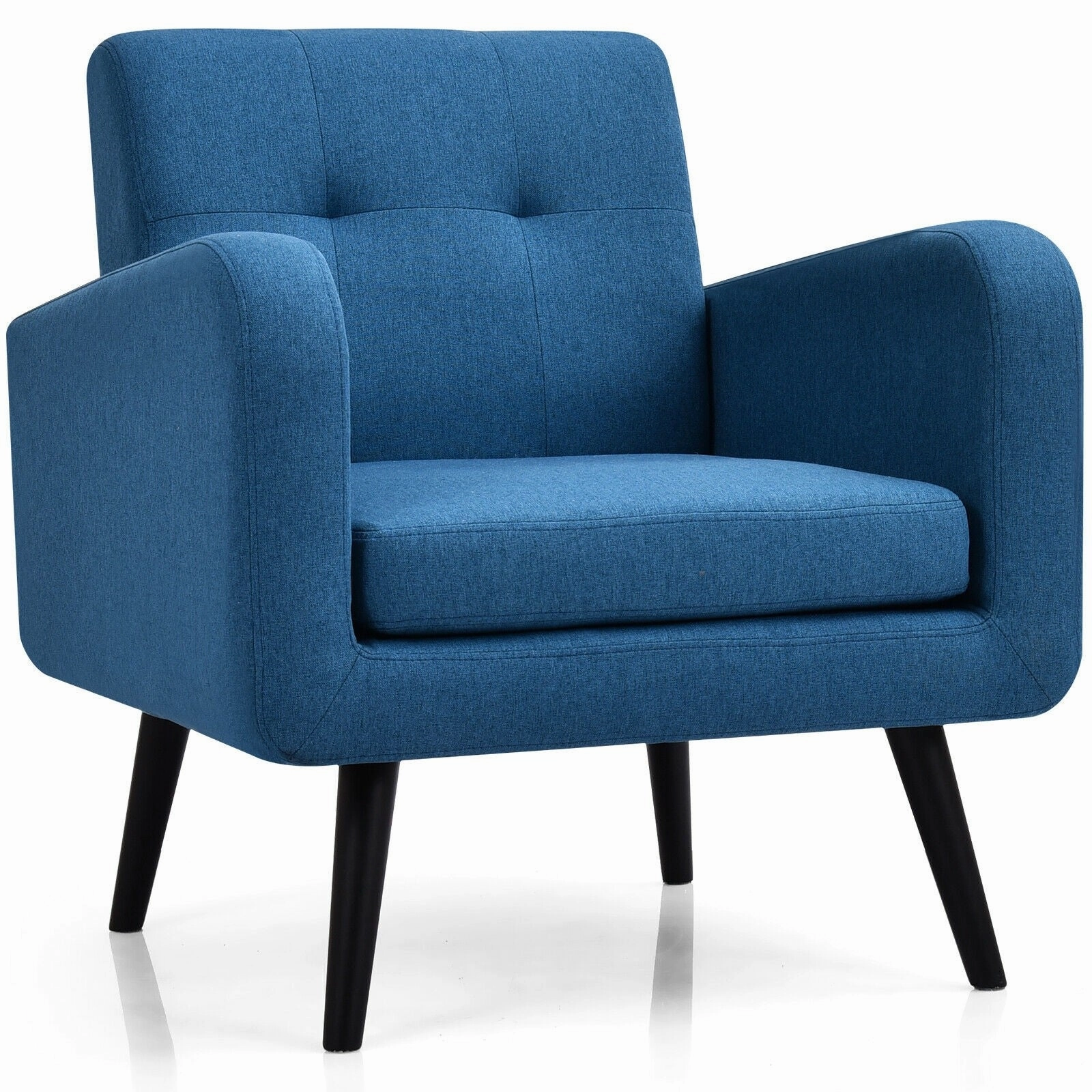 Giantex Set of 2 Modern Upholstered Accent Chairs