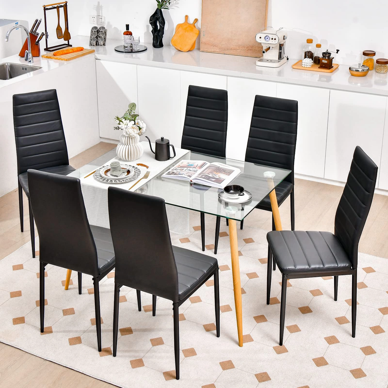 Giantex Set of 6 Dining Chairs