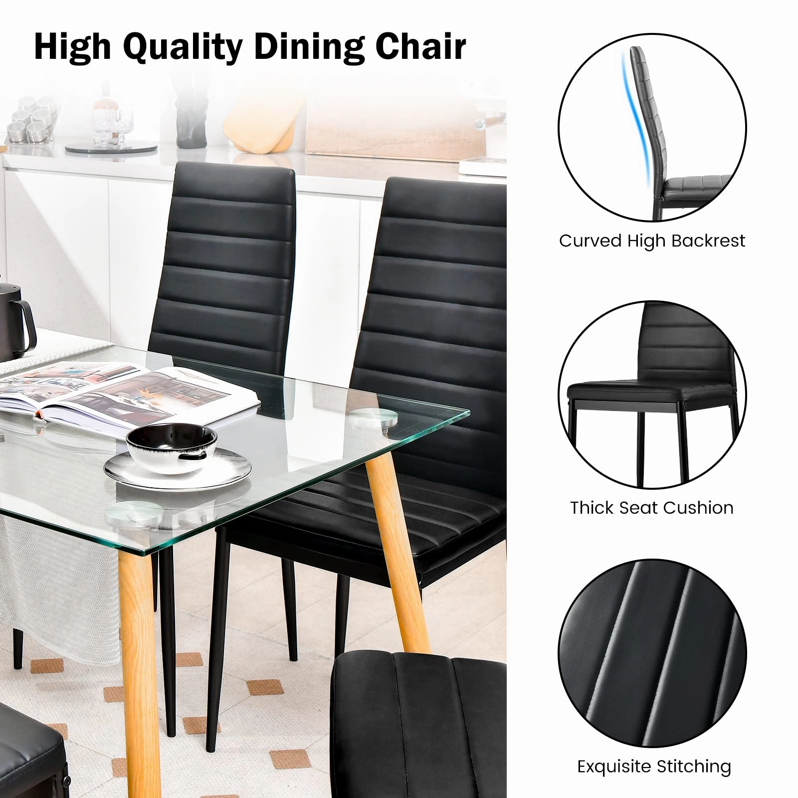 Giantex Set of 6 Dining Chairs