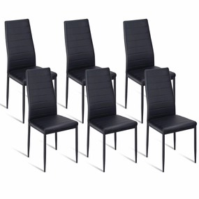 Giantex Set of 6 Dining Chairs kitchen towel, placemats