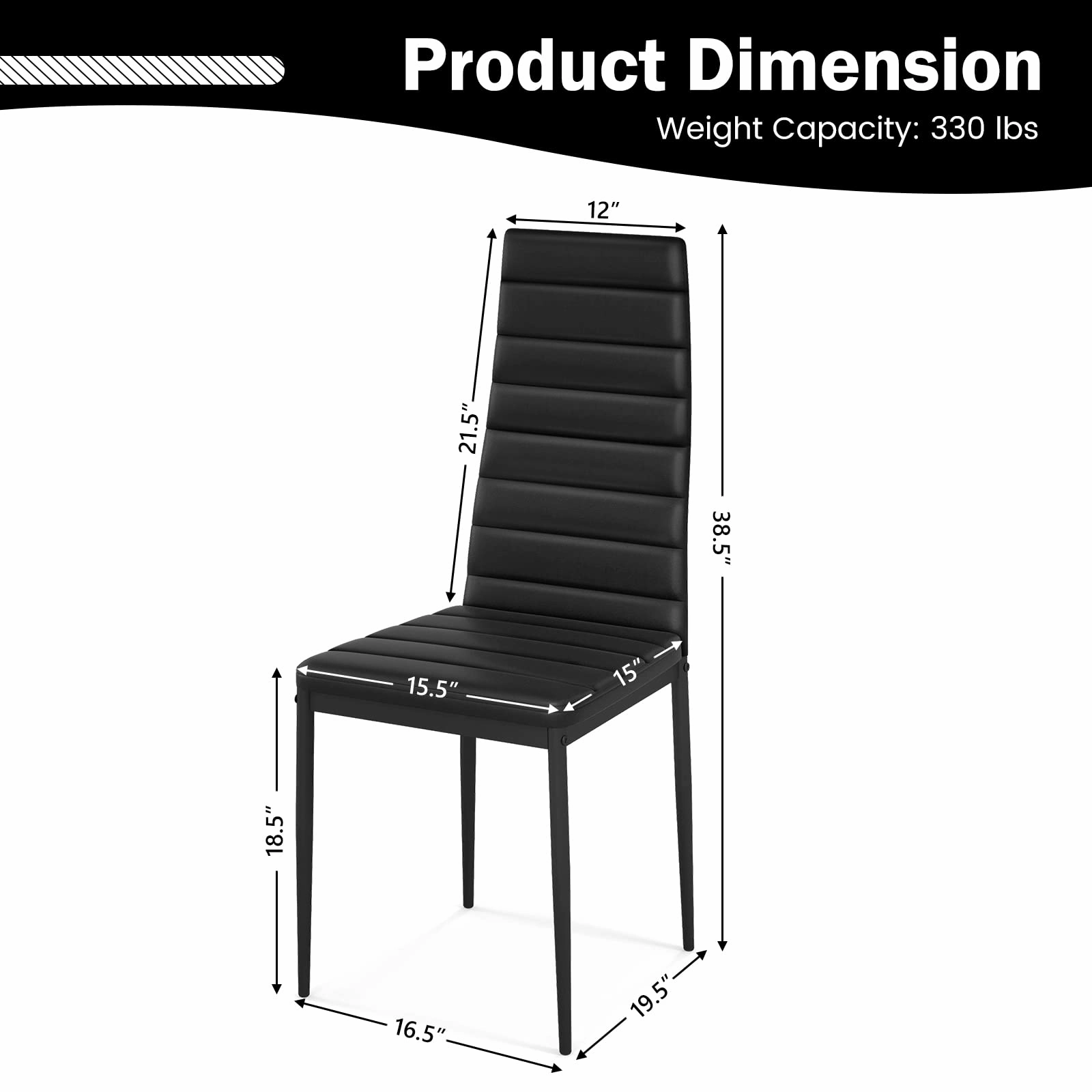 Giantex Set of 6 Dining Chairs