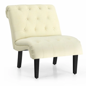 Giantex Single Sofa Chair for Living Room armless chair, modern chair