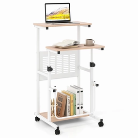 Giantex Small Standing Desk for School Lecture Home Office outdoor dining set, patio table
