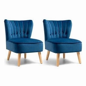 Giantex Small Upholstered Leisure Sofa Chair w/Wood Legs (2) sectional sofa, corner couch