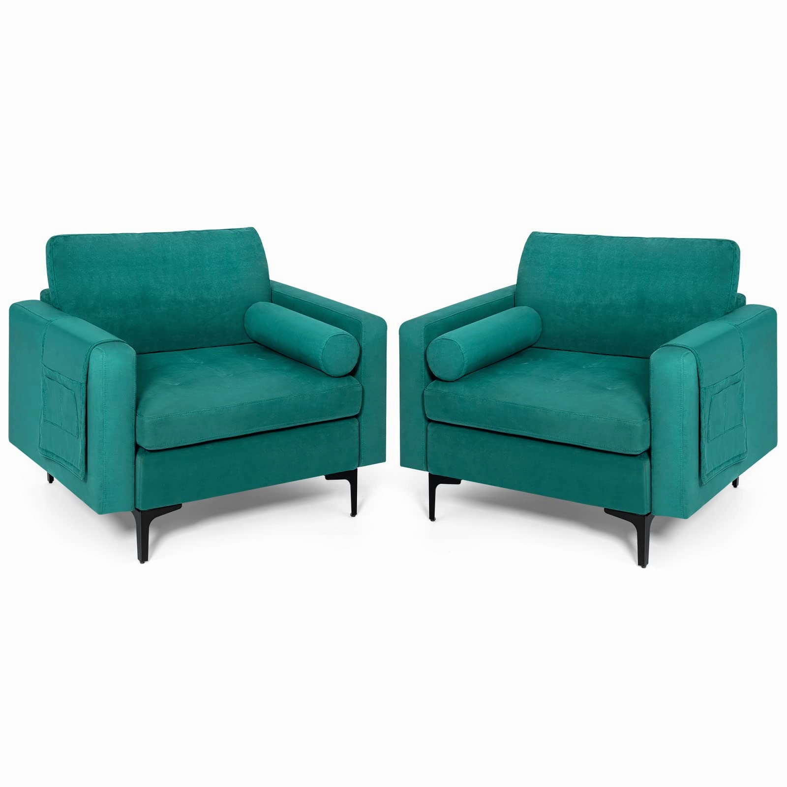 Giantex Sofa Chair, Accent Armchair w/Comfy Cushion