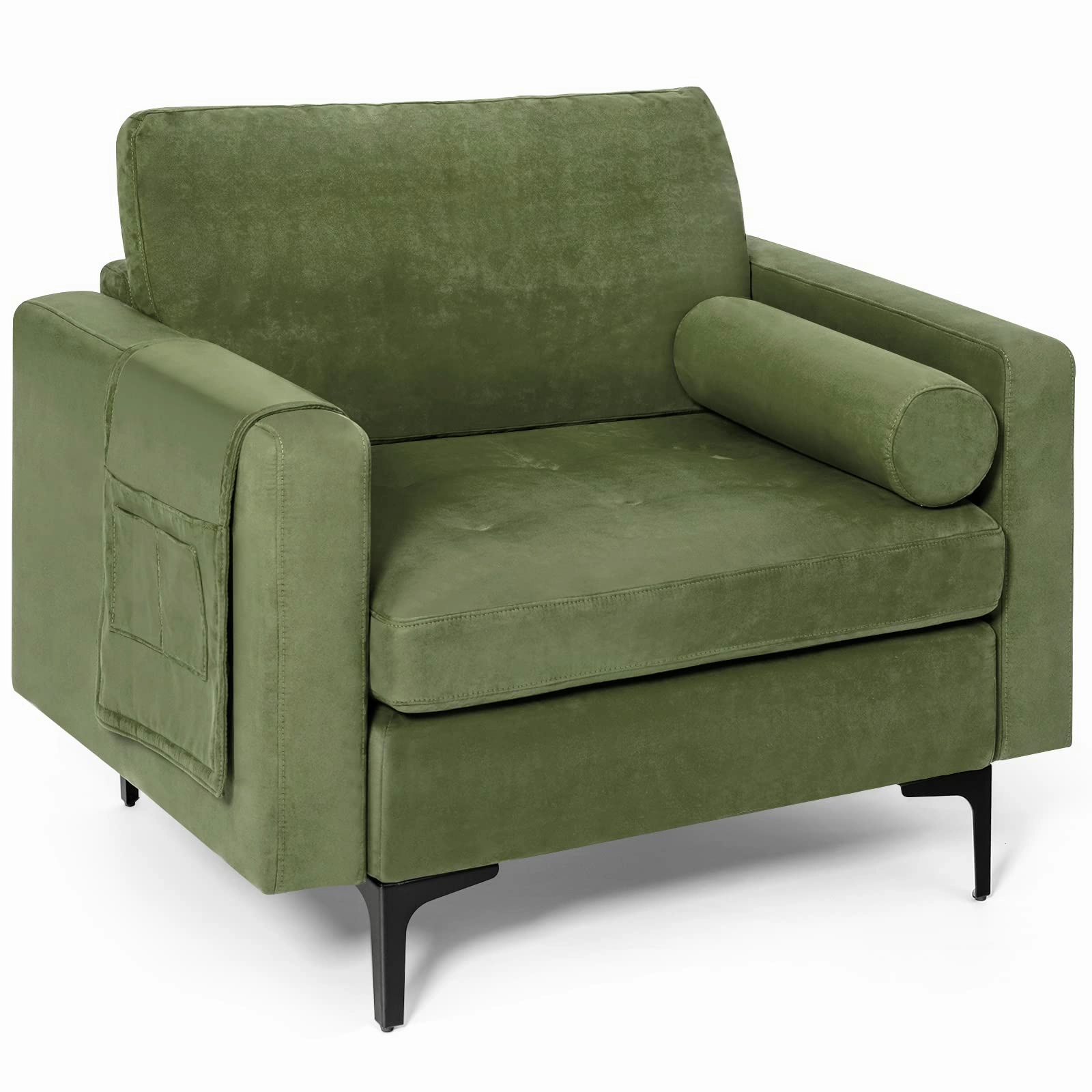 Giantex Sofa Chair, Accent Armchair w/Comfy Cushion
