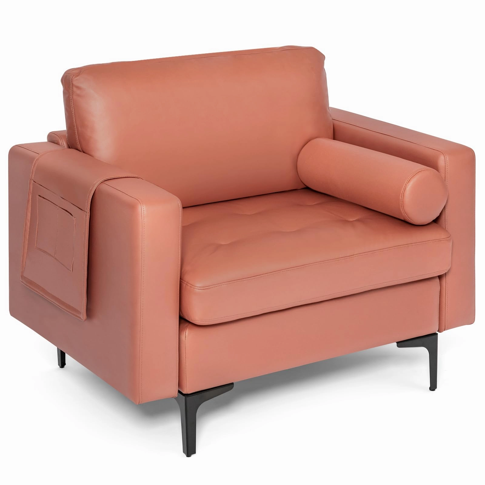 Giantex Sofa Chair, Accent Armchair w/Comfy Cushion