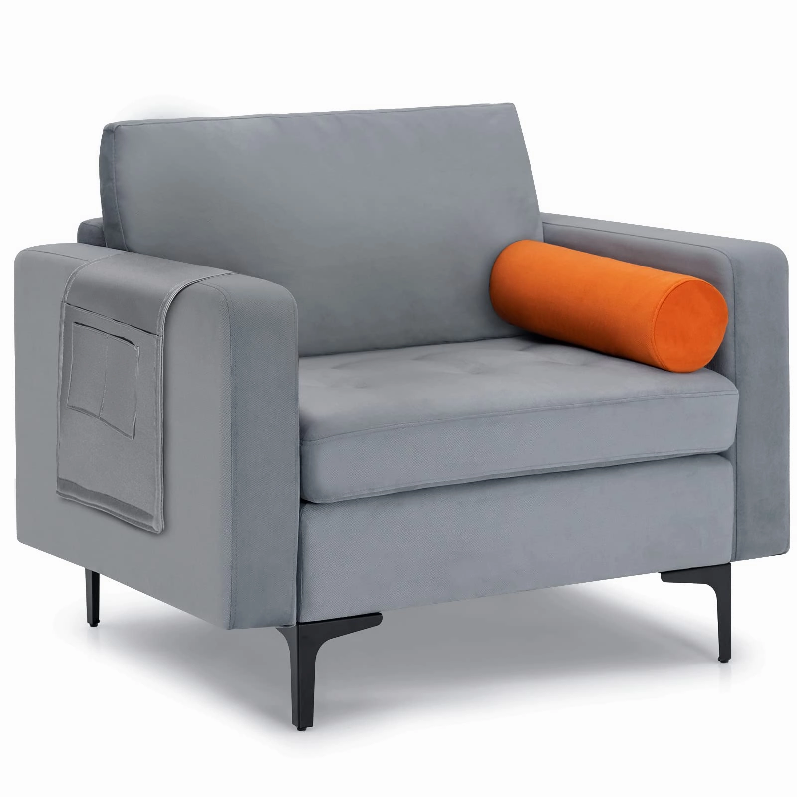 Giantex Sofa Chair, Accent Armchair w/Comfy Cushion