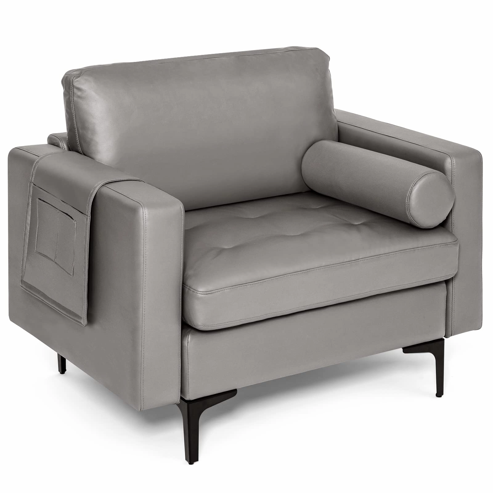 Giantex Sofa Chair, Accent Armchair w/Comfy Cushion