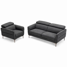 Giantex Sofa Couch and Accent Chairs Set sectional sofa, corner couch