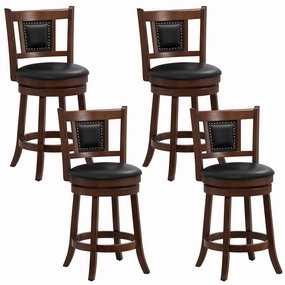 Giantex Swivel Bar Stools Set kitchen towel, placemats