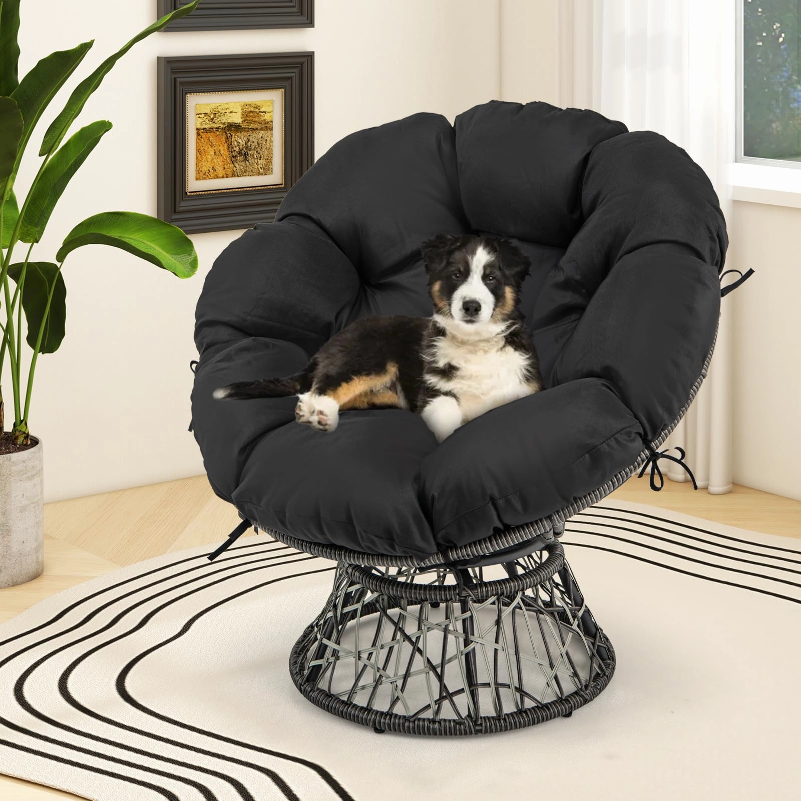 Giantex Swivel Oversized Living Room Chair