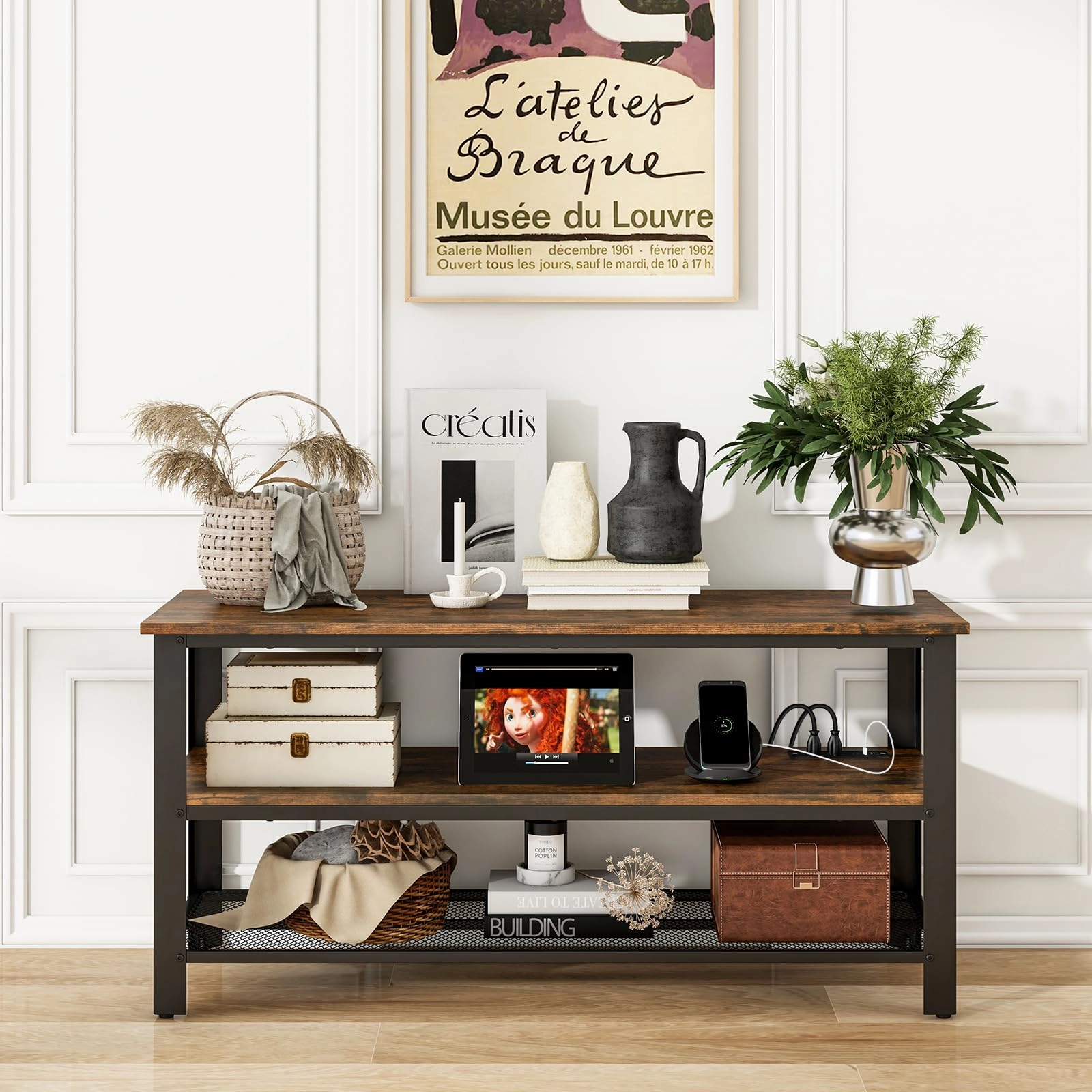 Giantex TV Stand for Bedroom, Entertainment Center for TVs up to 50