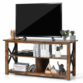 Giantex TV Stand for Bedroom, TV Cabinet for TV Up to 55" doormat, welcome mat