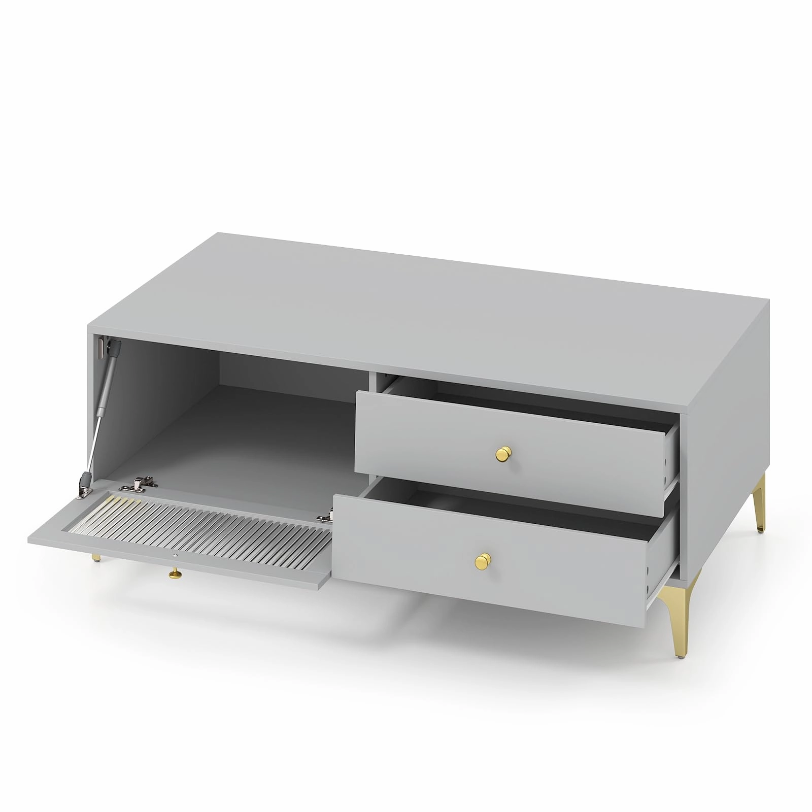 Giantex TV Stand for TVs up to 55, Entertainment Center with Storage Drawers