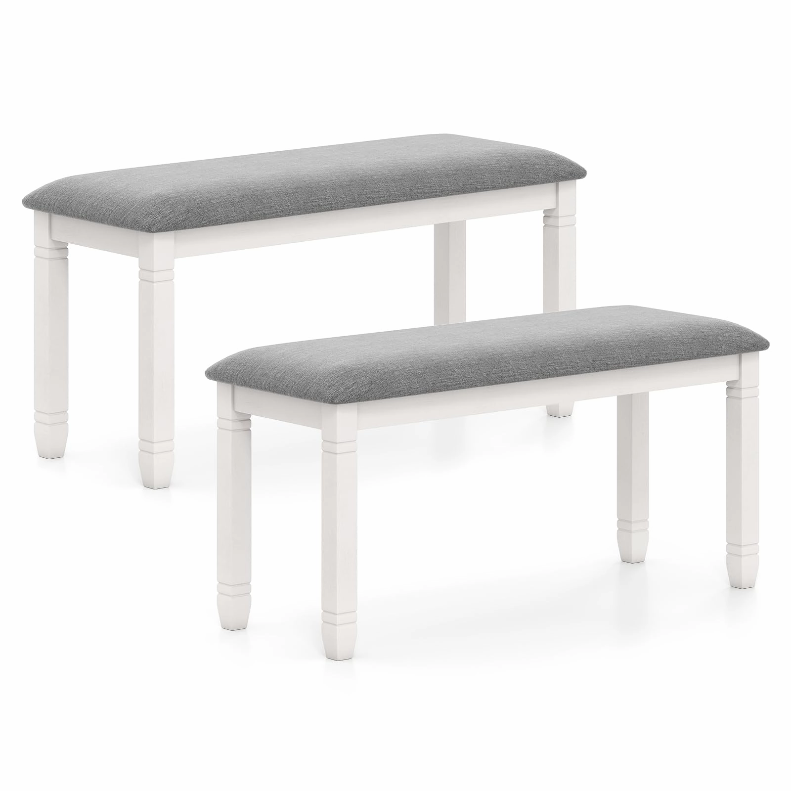 Giantex Upholstered Dining Bench with Padded Seat