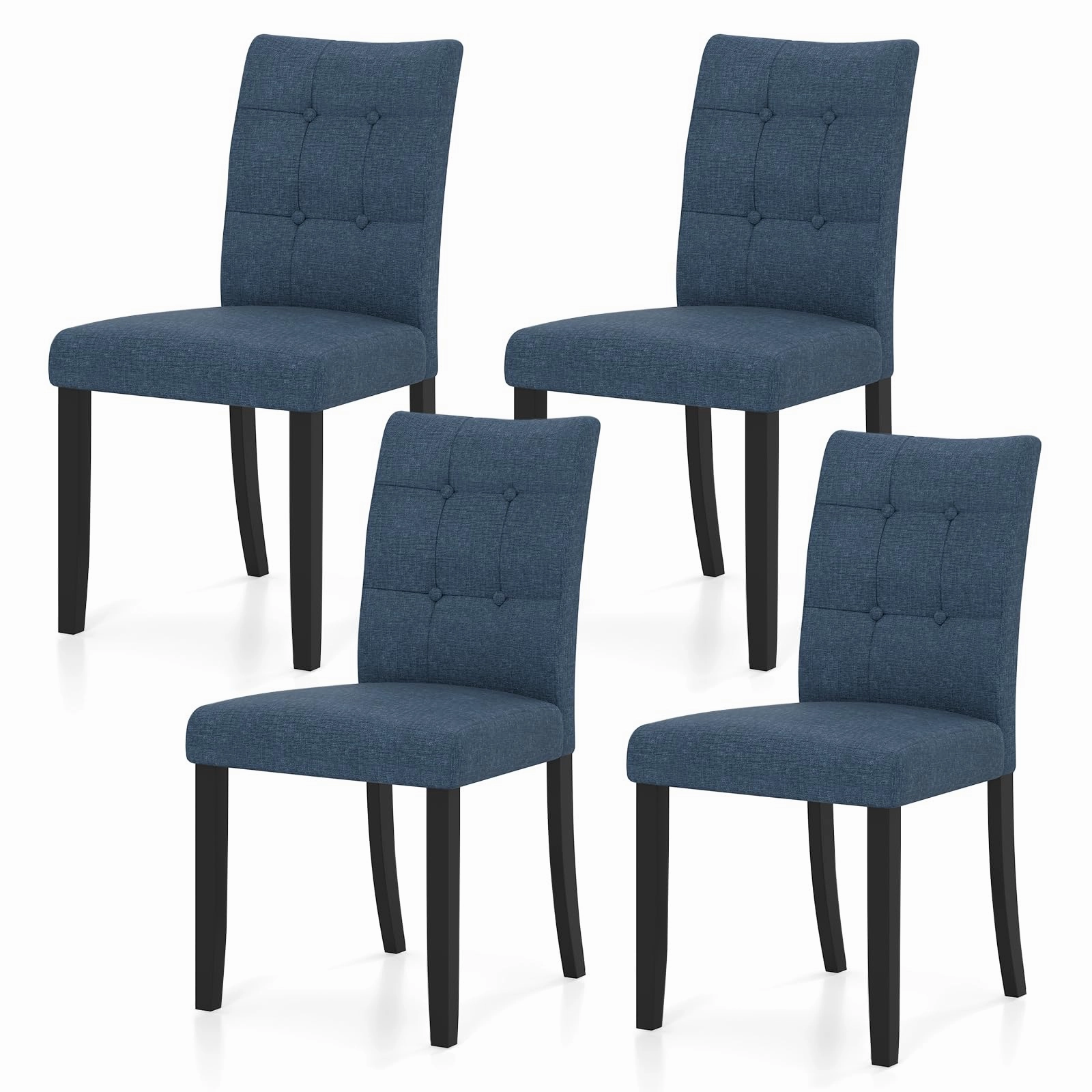 Giantex Upholstered Dining Chairs Set for Restaurant