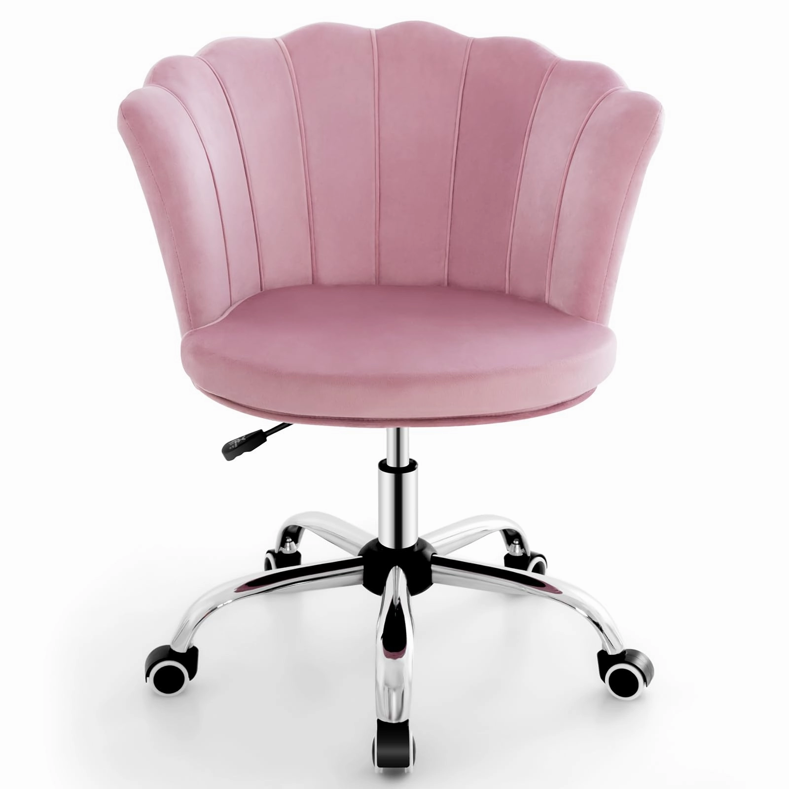 Giantex Velvet Office Desk Chair Pink office supplies, stationery