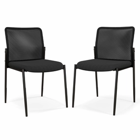 Giantex Waiting Room Chairs - Stackable Guest Chairs w/Ergonomic Backrest office supplies, stationery