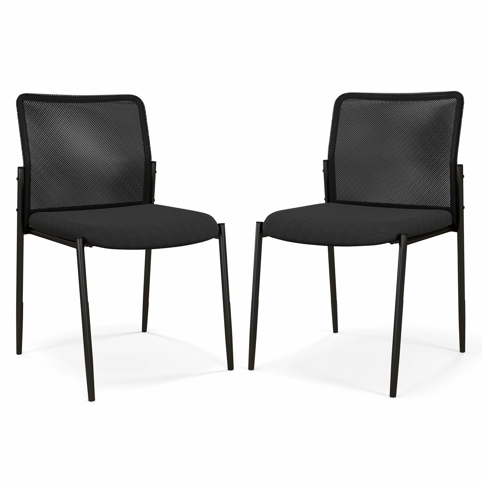 Giantex Waiting Room Chairs - Stackable Guest Chairs w/Ergonomic Backrest outdoor dining set, patio table