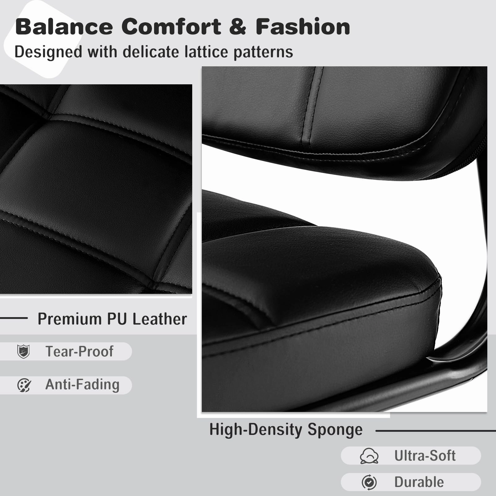 Giantex Waiting Room Chairs, Reception Guest Chair with Padded Armrests, Metal Frame & Sled Base