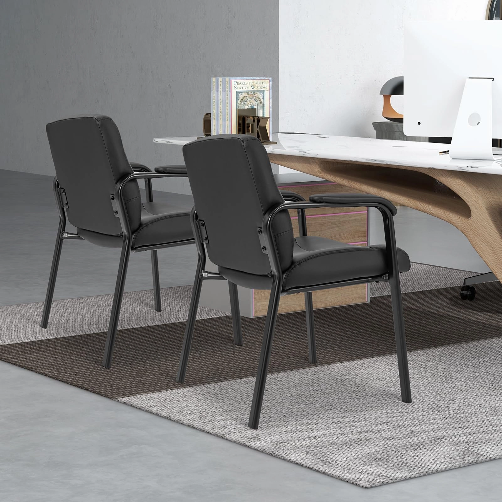 Giantex Waiting Room Chairs Set - Office Reception Chair Set