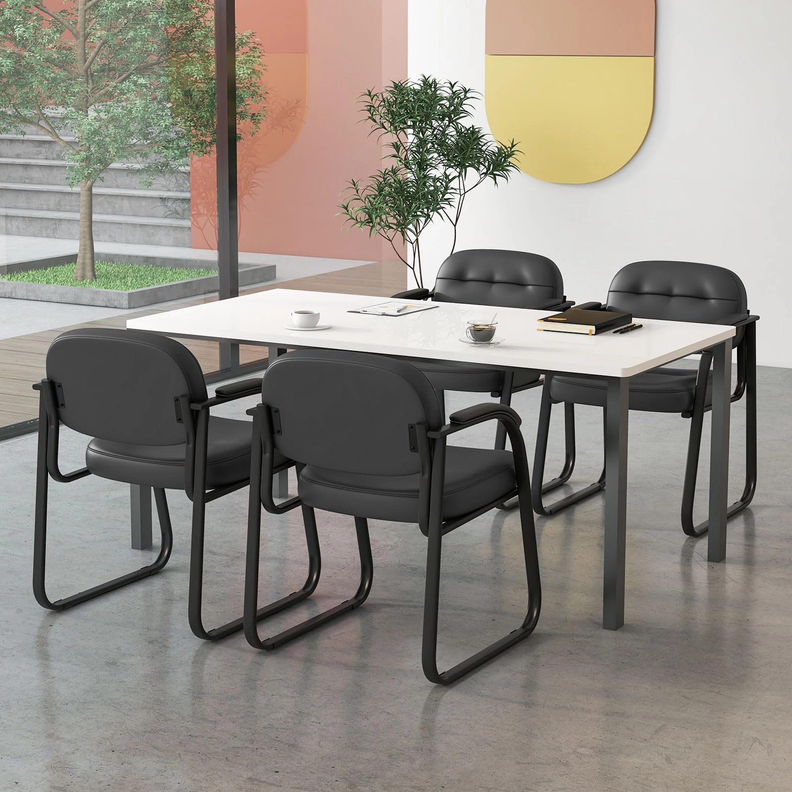 Giantex Waiting Room Chairs Set - Reception Chairs