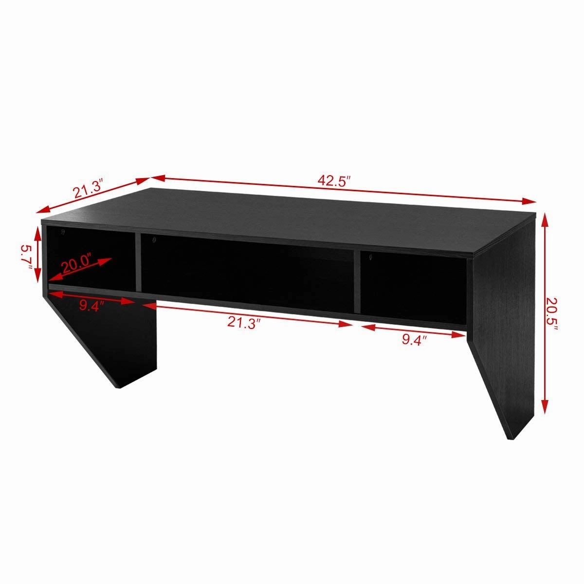 Giantex Wall Mounted Desk Floating Computer Desk