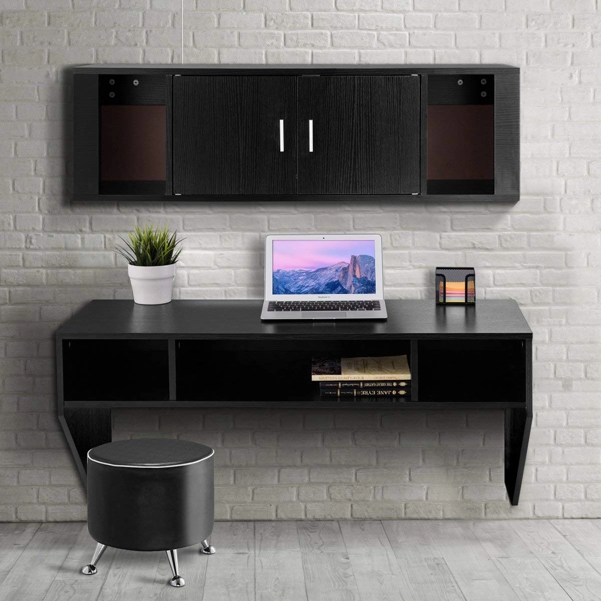 Giantex Wall Mounted Desk Floating Computer Desk
