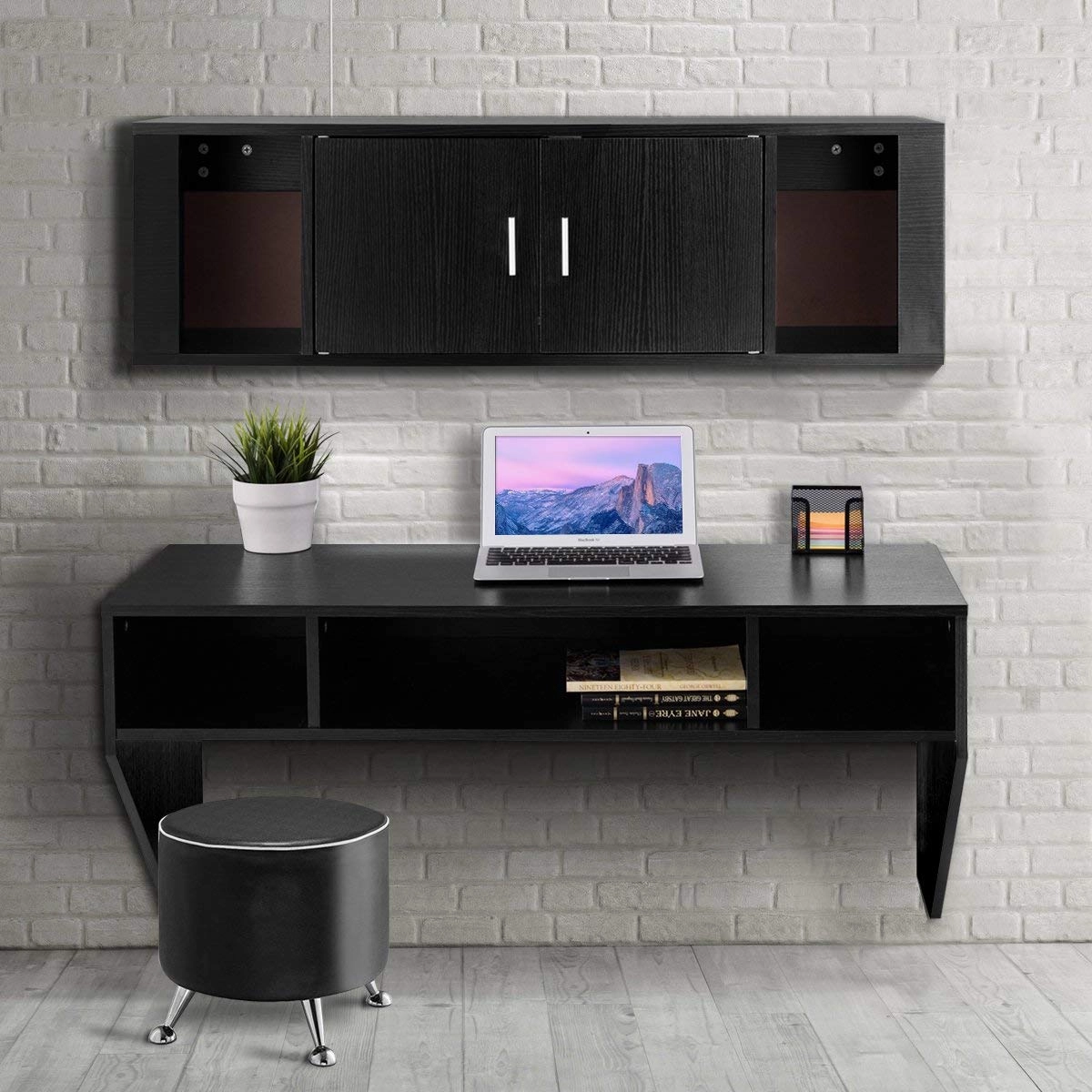 Giantex Wall Mounted Desk Floating Computer Desk