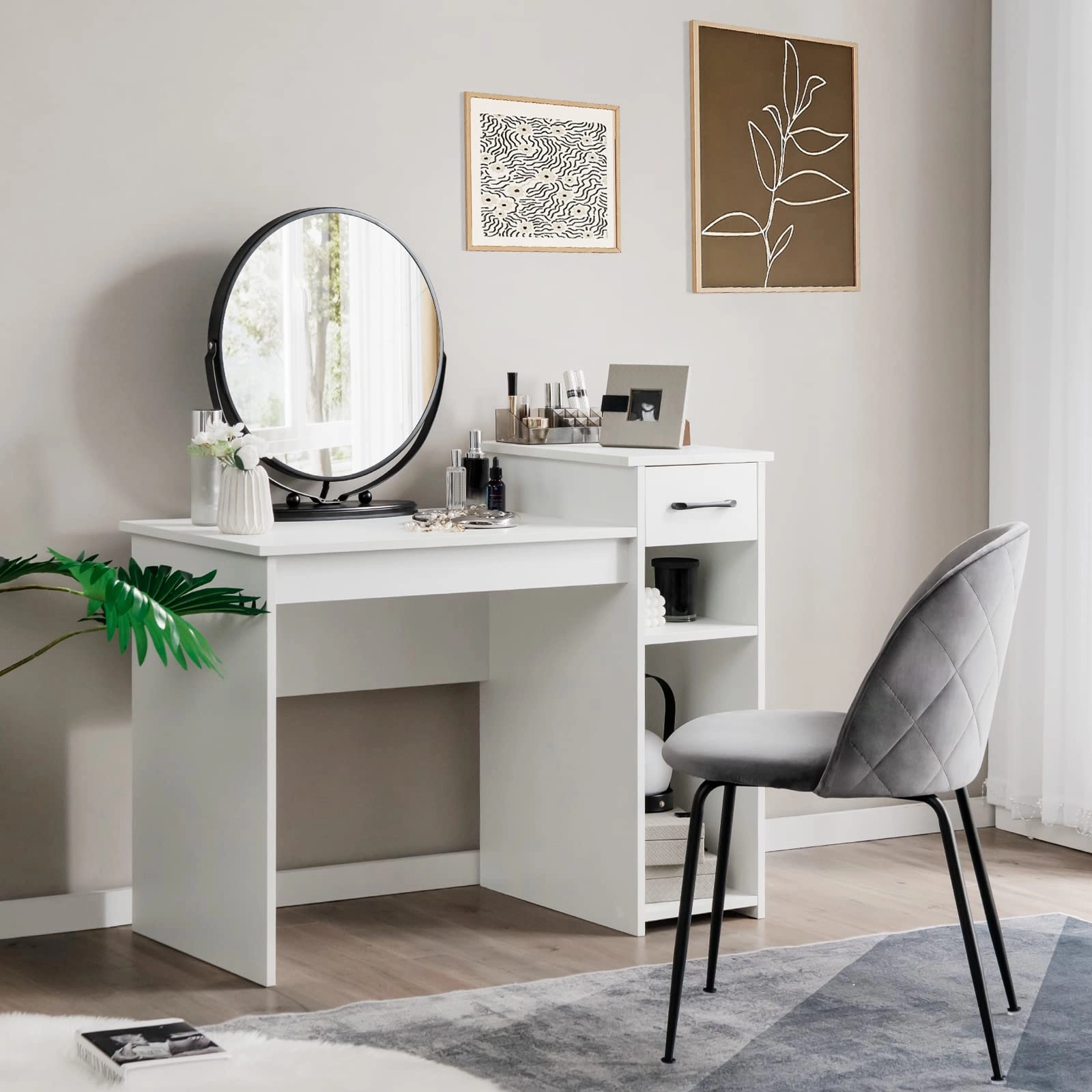 Giantex White Computer Desk