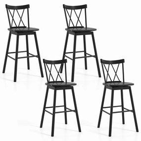 Giantex Windsor Bar Stools Set of 2/4(29"/24") kitchen towel, placemats