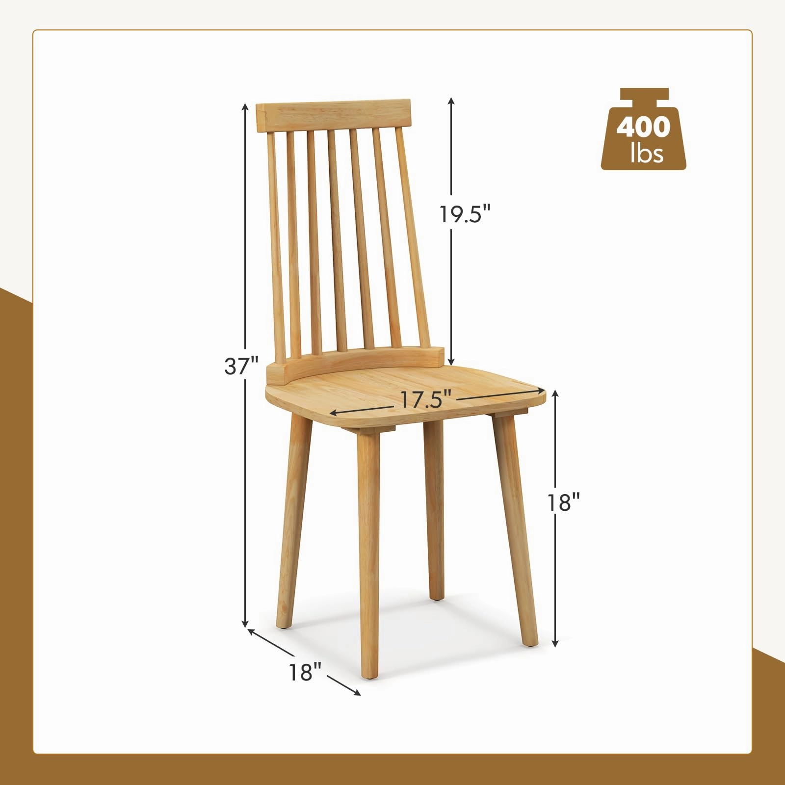 Giantex Windsor Dining Chairs Set