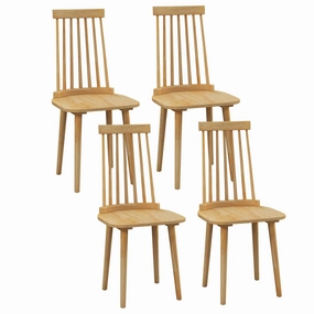 Giantex Windsor Dining Chairs Set kitchen towel, placemats