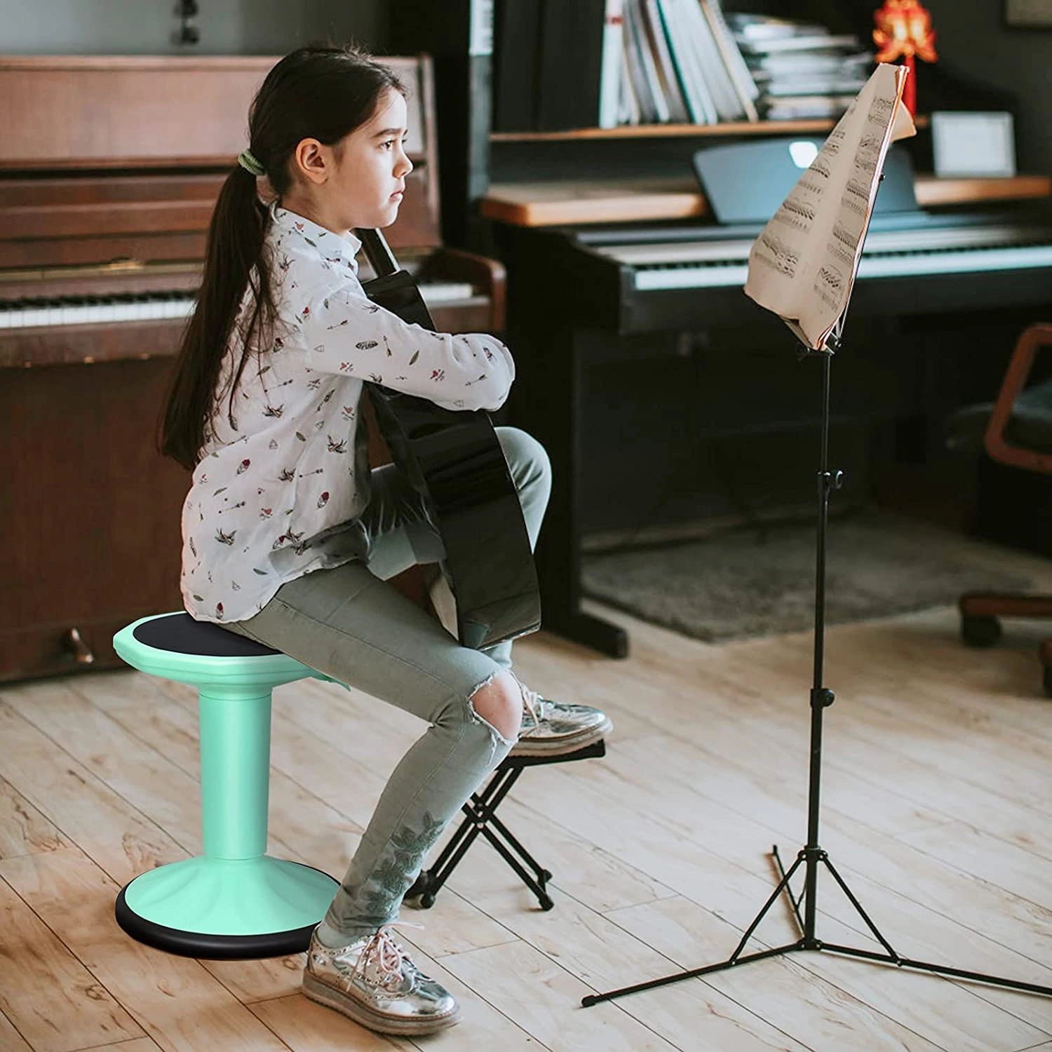 Giantex Wobble Chair Adjustable-Height 23 Inch Active Learning Stool