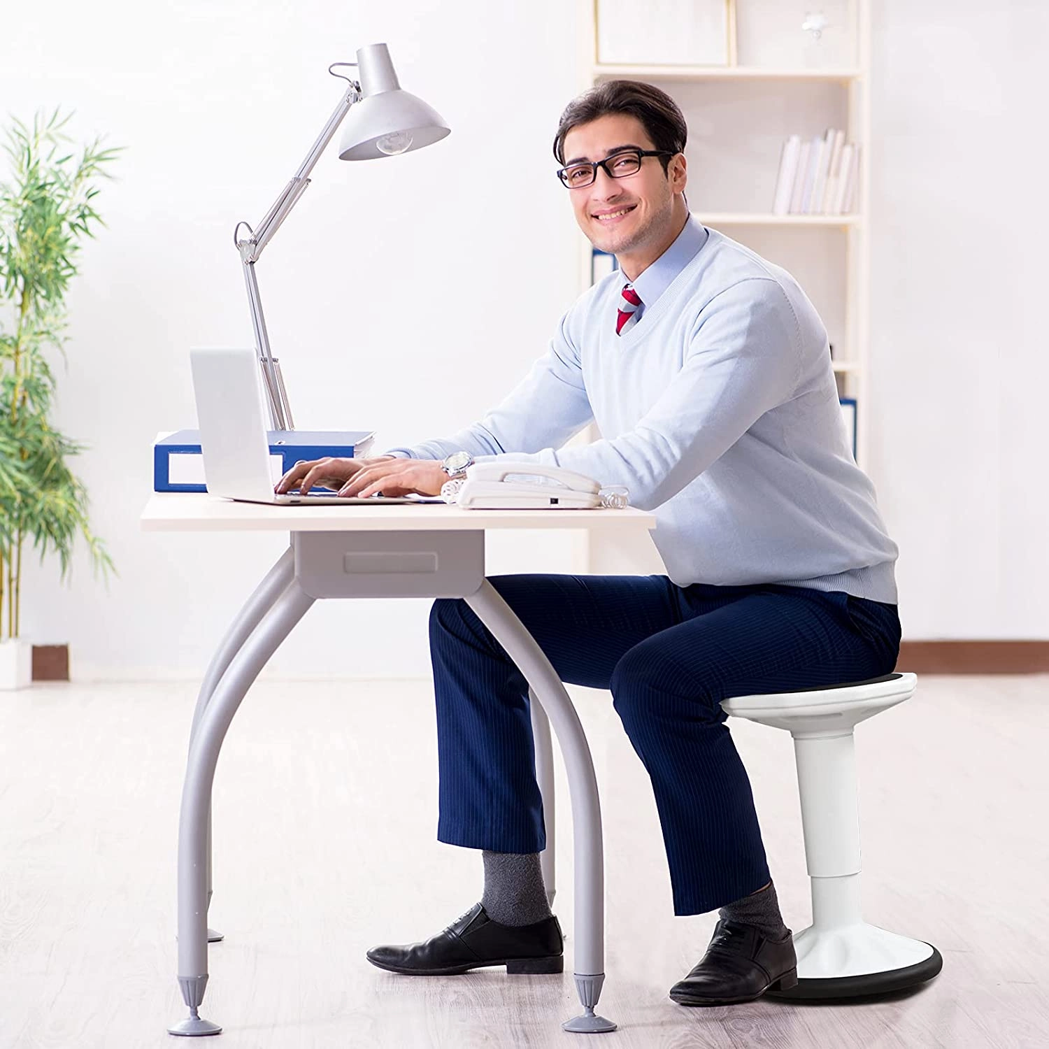 Giantex Wobble Chair Adjustable-Height 23 Inch Active Learning Stool