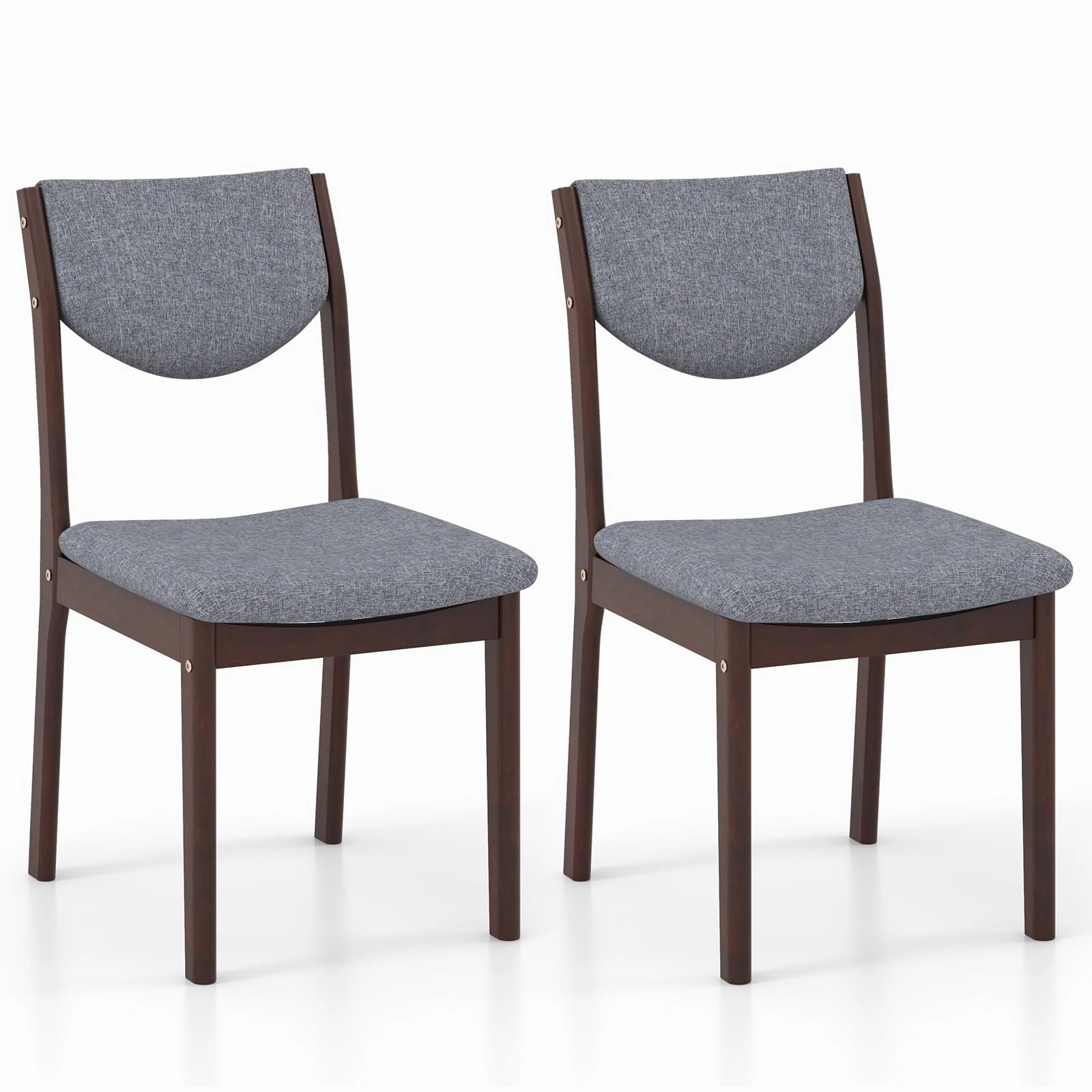 Giantex Wood Dining Chair, Wooden Kitchen Chairs with Rubber Wood Frame kitchen towel, placemats