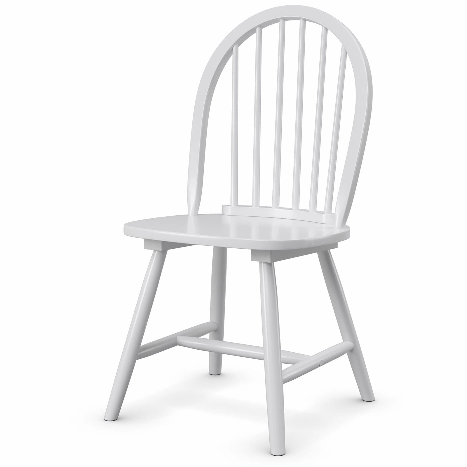 Giantex Wood Dining Chairs, French Country Armless Spindle Back Dining Chairs